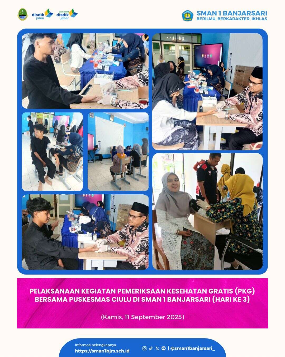 PROSES PEMERIKSAAN KESEHATAN GRATIS